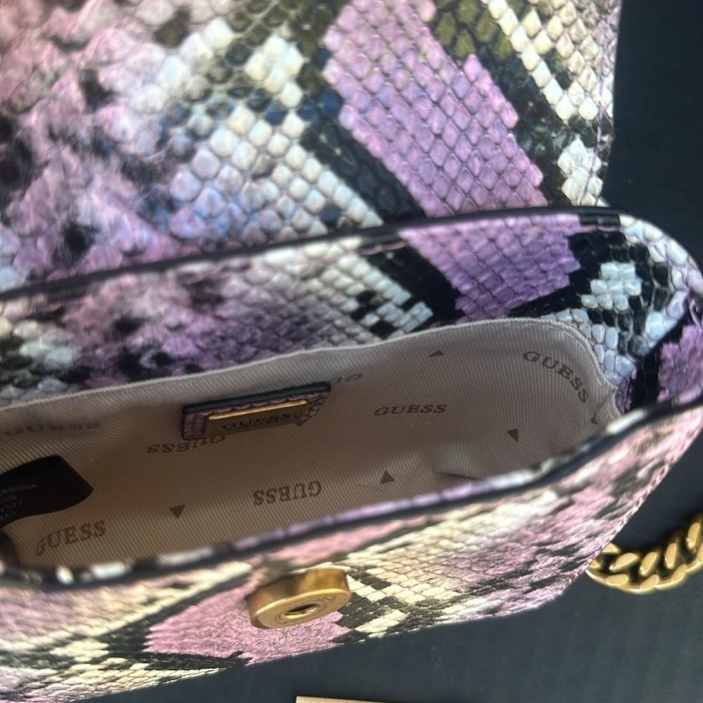New GUESS Shenny Python Micro Mini Crossbody - Picture 9 of 9